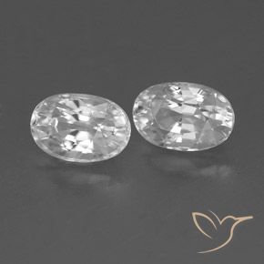 Shop natural 1.76ct Blanc Zircon gems, ovale, from Cambodge at GemSelect. In stock, global shipping!