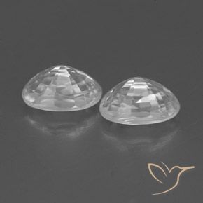 Shop natural 1.77ct Blanc Zircon gems, ovale, from Cambodge at GemSelect. In stock, global shipping!