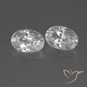 Shop natural 1.66ct Blanc Zircon gems, ovale, from Cambodge at GemSelect. In stock, global shipping!
