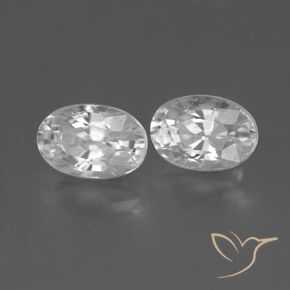 Shop natural 1.65ct Blanc Zircon gems, ovale, from Cambodge at GemSelect. In stock, global shipping!