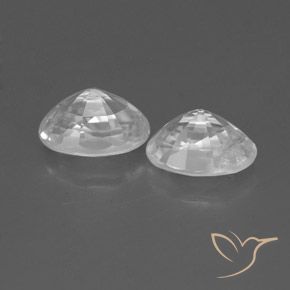 Shop natural 1.65ct Blanc Zircon gems, ovale, from Cambodge at GemSelect. In stock, global shipping!