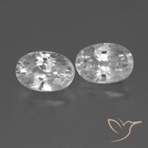 Shop natural 1.74ct Blanc Zircon gems, ovale, from Cambodge at GemSelect. In stock, global shipping!