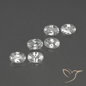 Shop natural 4.39ct Blanc Zircon gems, ovale, from Cambodge at GemSelect. In stock, global shipping!