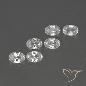 Shop natural 4.61ct Blanc Zircon gems, ovale, from Cambodge at GemSelect. In stock, global shipping!