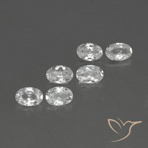 Shop natural 4.01ct Blanc Zircon gems, ovale, from Cambodge at GemSelect. In stock, global shipping!
