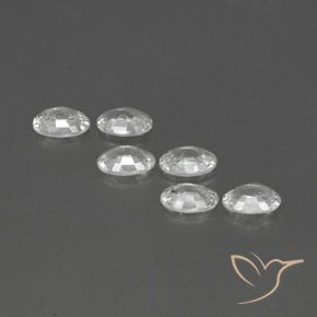 Shop natural 4.01ct Blanc Zircon gems, ovale, from Cambodge at GemSelect. In stock, global shipping!