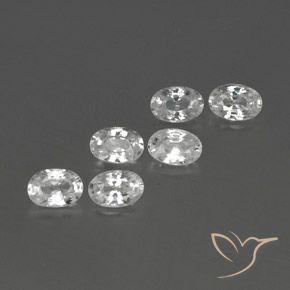 Shop natural 4.60ct Blanc Zircon gems, ovale, from Cambodge at GemSelect. In stock, global shipping!