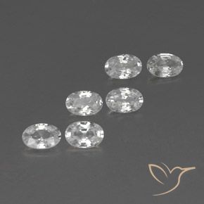 Shop natural 4.10ct Blanc Zircon gems, ovale, from Cambodge at GemSelect. In stock, global shipping!