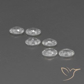 Shop natural 4.10ct Blanc Zircon gems, ovale, from Cambodge at GemSelect. In stock, global shipping!