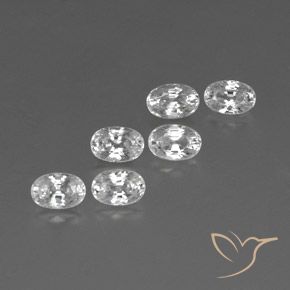 Shop natural 5.01ct Blanc Zircon gems, ovale, from Cambodge at GemSelect. In stock, global shipping!