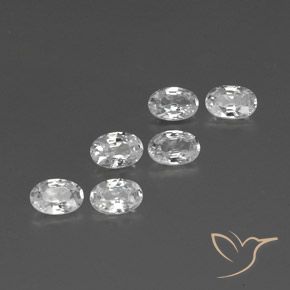 Shop natural 3.98ct Blanc Zircon gems, ovale, from Cambodge at GemSelect. In stock, global shipping!