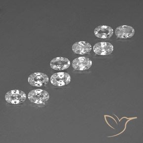 Shop natural 6.94ct Blanc Zircon gems, ovale, from Cambodge at GemSelect. In stock, global shipping!