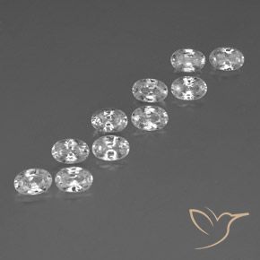 Shop natural 7.92ct Blanc Zircon gems, ovale, from Cambodge at GemSelect. In stock, global shipping!