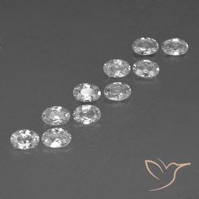 Shop natural 6.68ct Blanc Zircon gems, ovale, from Cambodge at GemSelect. In stock, global shipping!