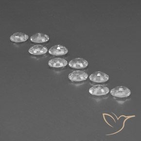Shop natural 7.59ct Blanc Zircon gems, ovale, from Cambodge at GemSelect. In stock, global shipping!