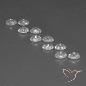 Shop natural 7.73ct Blanc Zircon gems, ovale, from Cambodge at GemSelect. In stock, global shipping!