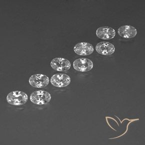 Shop natural 8.07ct Blanc Zircon gems, ovale, from Cambodge at GemSelect. In stock, global shipping!