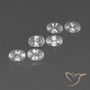 Shop natural 5.08ct Blanc Zircon gems, ovale, from Cambodge at GemSelect. In stock, global shipping!
