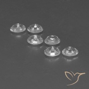 Shop natural 5.08ct Blanc Zircon gems, ovale, from Cambodge at GemSelect. In stock, global shipping!