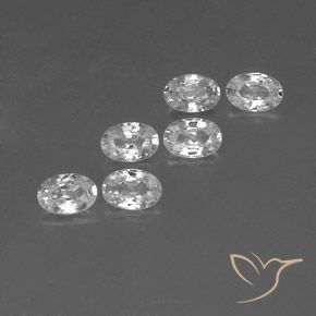 Shop natural 4.02ct Blanc Zircon gems, ovale, from Cambodge at GemSelect. In stock, global shipping!