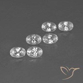 Shop natural 5.20ct Blanc Zircon gems, ovale, from Cambodge at GemSelect. In stock, global shipping!