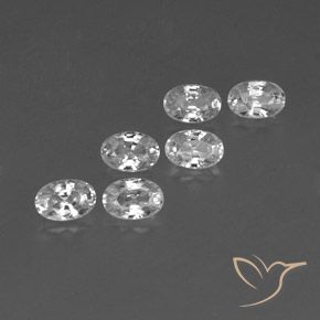 Shop natural 4.66ct Blanc Zircon gems, ovale, from Cambodge at GemSelect. In stock, global shipping!