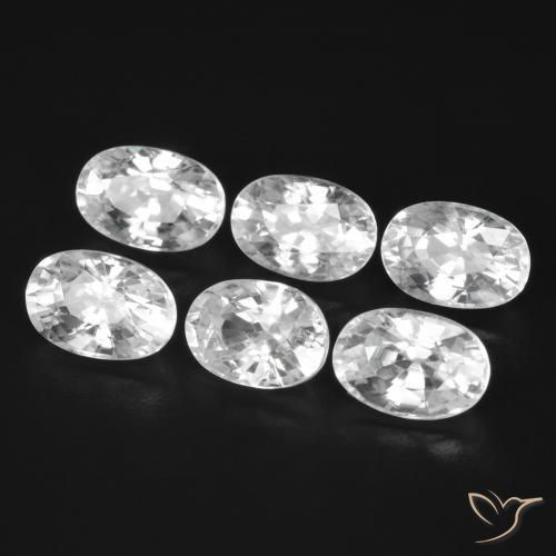 Shop natural 5.24ct Blanc Zircon gems, ovale, from Cambodge at GemSelect. In stock, global shipping!