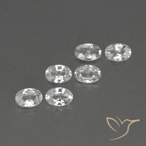 Shop natural 3.95ct Blanc Zircon gems, ovale, from Cambodge at GemSelect. In stock, global shipping!