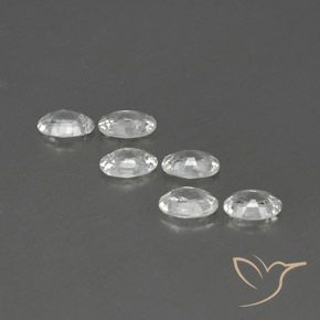 Shop natural 3.95ct Blanc Zircon gems, ovale, from Cambodge at GemSelect. In stock, global shipping!