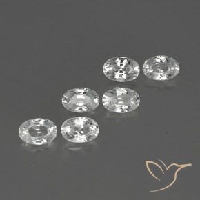 Shop natural 4.69ct Blanc Zircon gems, ovale, from Cambodge at GemSelect. In stock, global shipping!