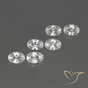 Shop natural 4.92ct Blanc Zircon gems, ovale, from Cambodge at GemSelect. In stock, global shipping!