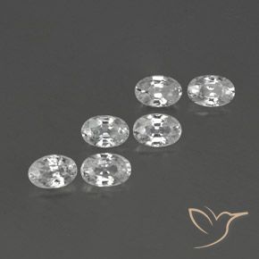 Shop natural 4.57ct Blanc Zircon gems, ovale, from Cambodge at GemSelect. In stock, global shipping!