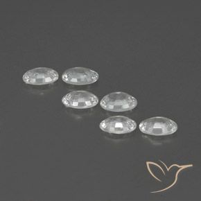 Shop natural 4.05ct Blanc Zircon gems, ovale, from Cambodge at GemSelect. In stock, global shipping!
