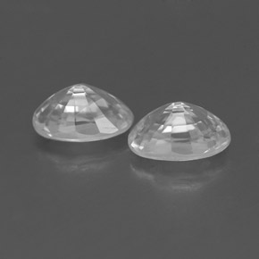 Achetez naturel 1,62ct blanc zircon gems, coupe ovale, en provenance cambodge chez gemselect. en stock, livraison internationale!