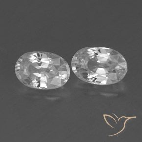 Shop natural 1.68ct Blanc Zircon gems, ovale, from Cambodge at GemSelect. In stock, global shipping!