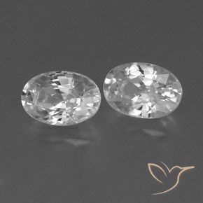 Shop natural 1.71ct Blanc Zircon gems, ovale, from Cambodge at GemSelect. In stock, global shipping!