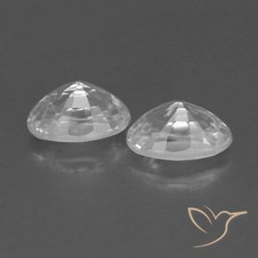 Shop natural 1.71ct Blanc Zircon gems, ovale, from Cambodge at GemSelect. In stock, global shipping!