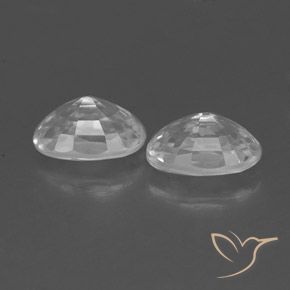 Shop natural 1.66ct Blanc Zircon gems, ovale, from Cambodge at GemSelect. In stock, global shipping!