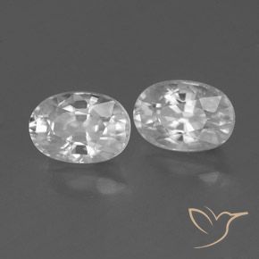 Shop natural 1.87ct Blanc Zircon gems, ovale, from Cambodge at GemSelect. In stock, global shipping!