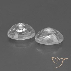 Shop natural 1.87ct Blanc Zircon gems, ovale, from Cambodge at GemSelect. In stock, global shipping!
