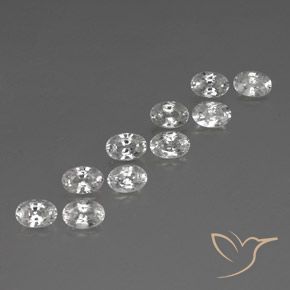 Shop natural 7.55ct Blanc Zircon gems, ovale, from Cambodge at GemSelect. In stock, global shipping!