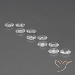 Shop natural 6.53ct Blanc Zircon gems, ovale, from Cambodge at GemSelect. In stock, global shipping!