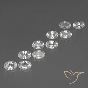 Shop natural 7.74ct Blanc Zircon gems, ovale, from Cambodge at GemSelect. In stock, global shipping!