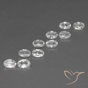 Shop natural 6.50ct Blanc Zircon gems, ovale, from Cambodge at GemSelect. In stock, global shipping!