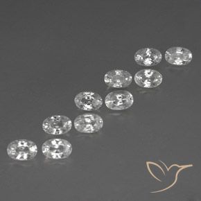 Shop natural 7.78ct Blanc Zircon gems, ovale, from Cambodge at GemSelect. In stock, global shipping!