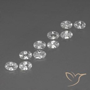 Shop natural 7.50ct Blanc Zircon gems, ovale, from Cambodge at GemSelect. In stock, global shipping!