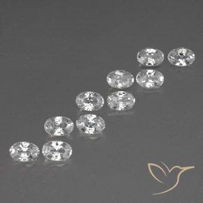 Shop natural 7.60ct Blanc Zircon gems, ovale, from Cambodge at GemSelect. In stock, global shipping!