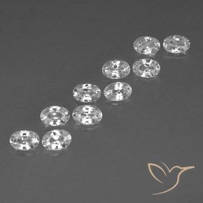 Shop natural 7.23ct Blanc Zircon gems, ovale, from Cambodge at GemSelect. In stock, global shipping!