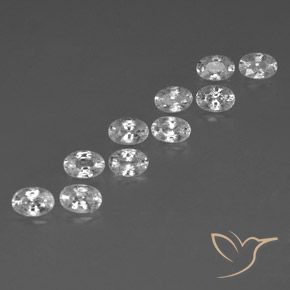 Shop natural 7.58ct Blanc Zircon gems, ovale, from Cambodge at GemSelect. In stock, global shipping!