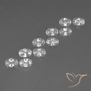 Shop natural 7.93ct Blanc Zircon gems, ovale, from Cambodge at GemSelect. In stock, global shipping!
